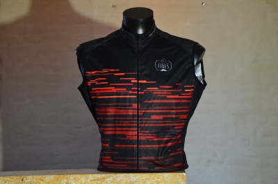  - Windstopper zwart/rood s 